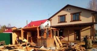 Демонтаж частных домов Каменка, цена от 1610 руб.